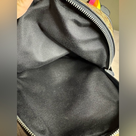 Neon Green Coach Backpack (Like New) - Picture 7 of 11